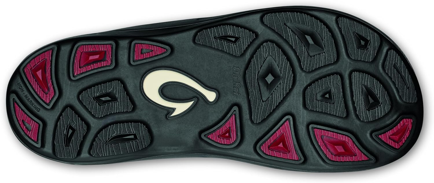 OLUKAI Kipi Men's Beach Sandals, Water Resistant Flip Flops, Quick Dry Material & Arch Support, All-Day Comfort