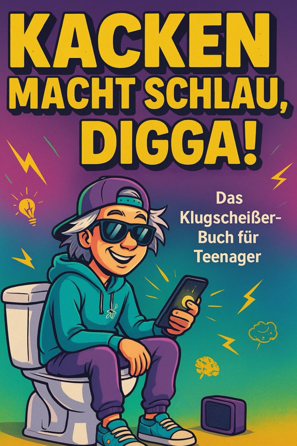 Kacken macht schlau, Digga! Das Klugscheißer-Buch für Teenager: Unnützes Wissen fürs Klo – das witzigste Geschenk für Teenager mit Humor und WTF-Fakten