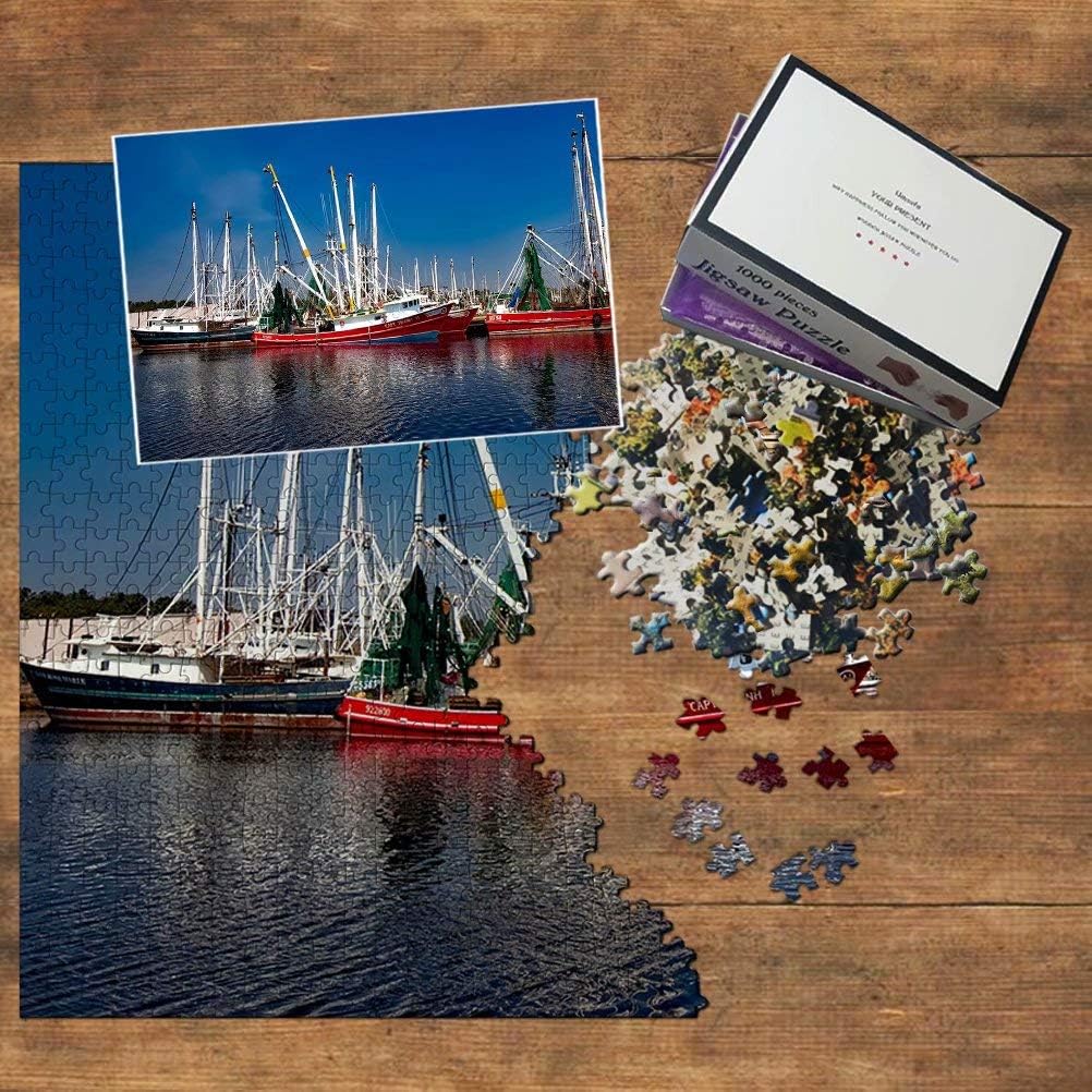 USA America Bayou La Batre Alabama Jigsaw Puzzle 1000 Piece Travel Souvenir Wooden