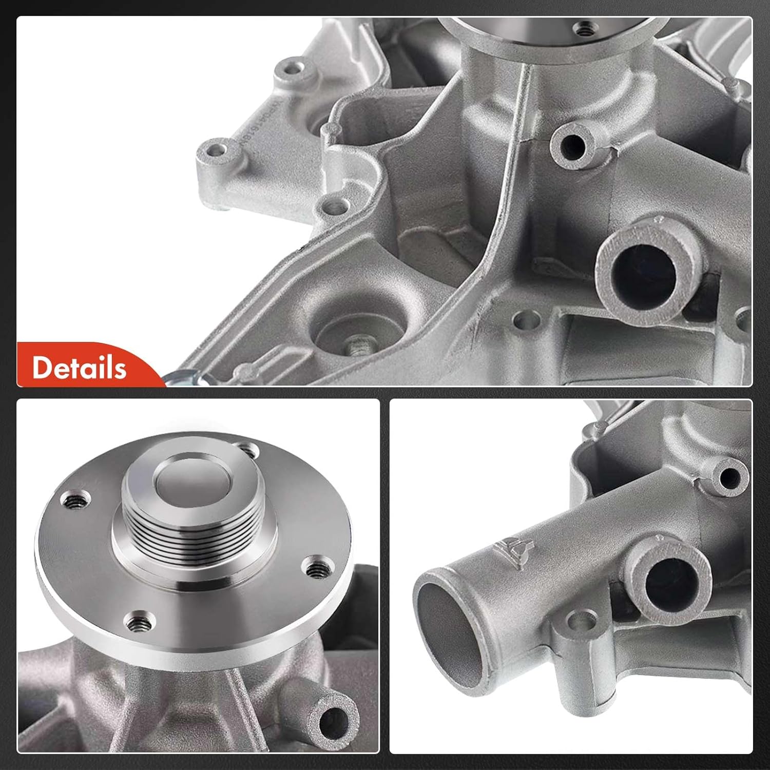 A-Premium Engine Water Pump W/Gasket [fits SOHC, 6,8Cyl 2.8 3.2 4.3 5.0 5.5] Compatible with Mercedes-Benz [C,CL,CLK,E,G,ML,S,SLK-Class] C280, CL500, C55 AMG, E320, G500 02-08, ML500, SLK320 & More