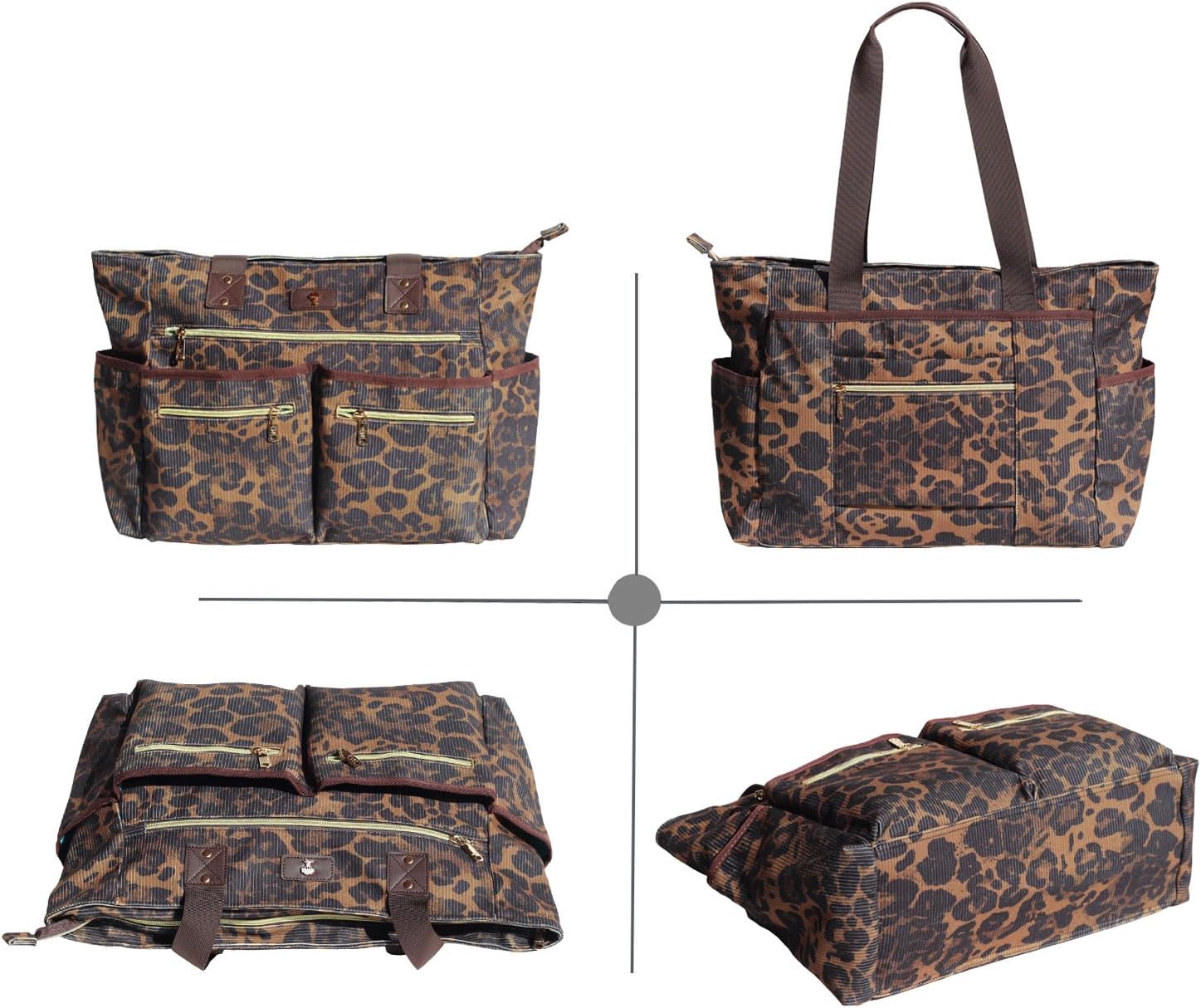 Weekender Bag Carry On Bag Overnight Tote Travel Duffle with 13 Pockets for Travel,Work，Gym,Beach,Teacher,Nurse