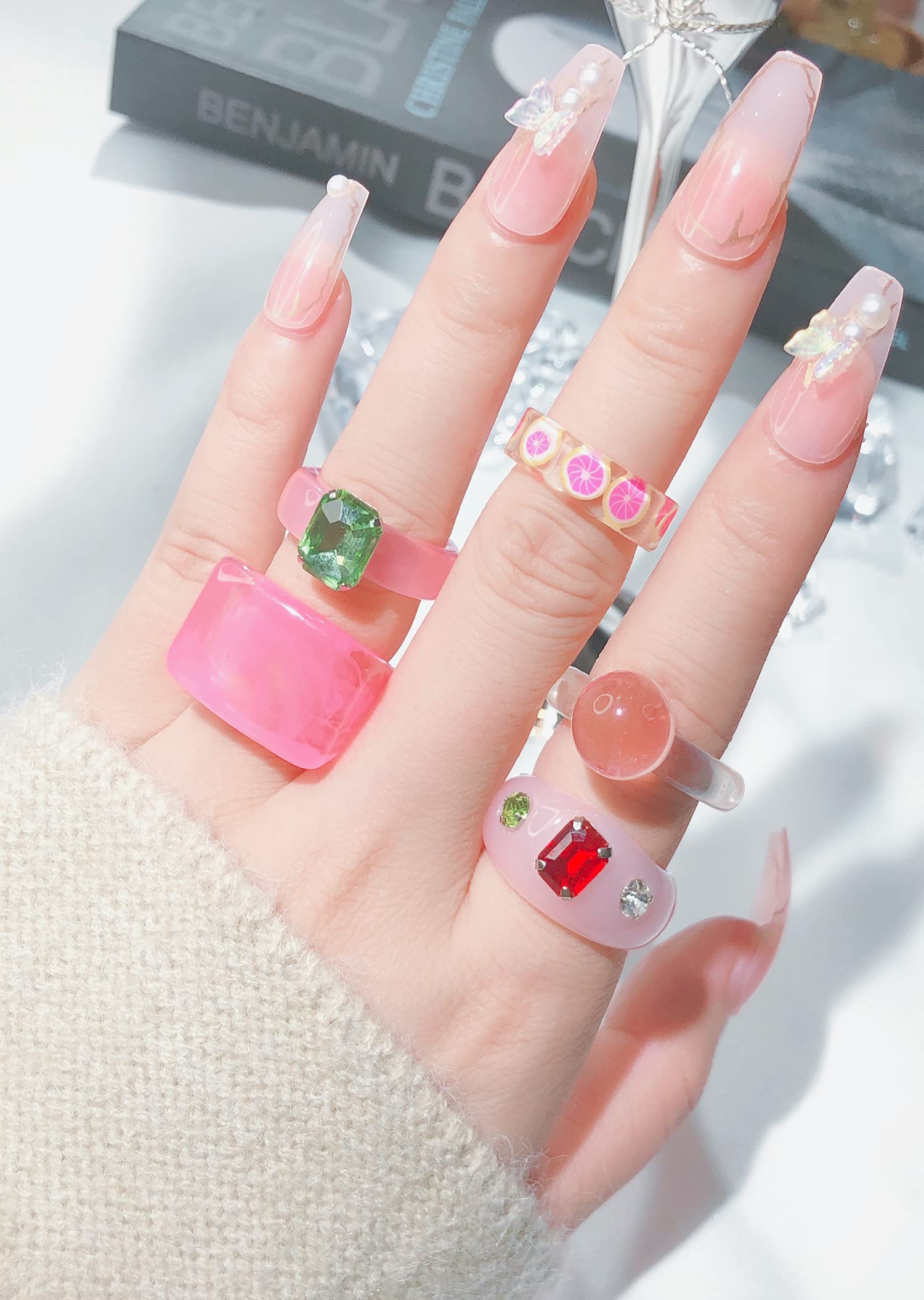 Enamelled Rings Combo for Men and Women