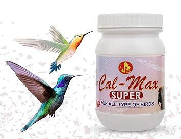 Pet Care International (PCI) 100% Water Soluble Cal Max Super || Provide Essential Calcium || Healthy Bird Breeding Healthcare || 250grm