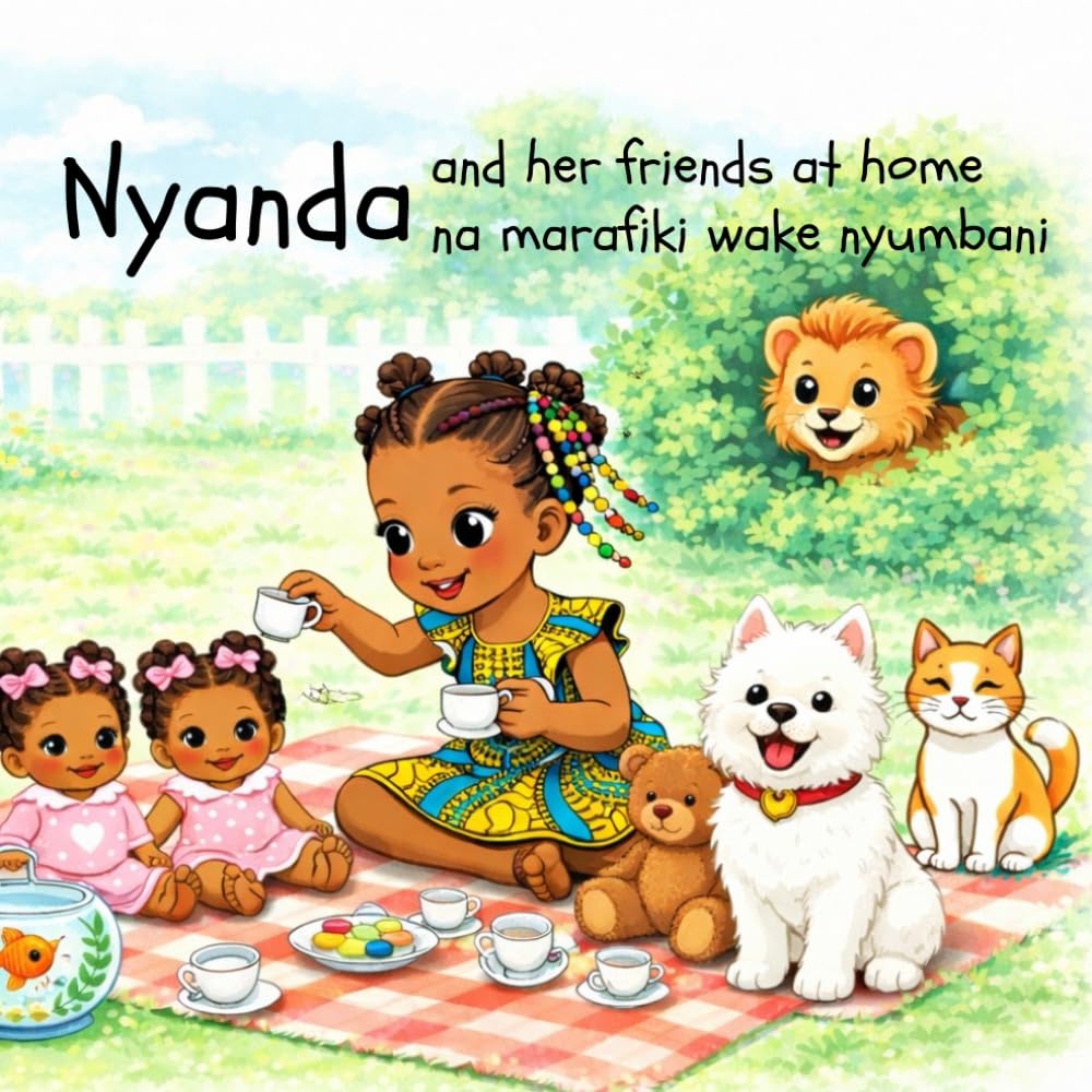 Nyanda and her friends at home: Nyanda na marafiki wake nyumbani (Nyanda and her friends in English and Swahili)