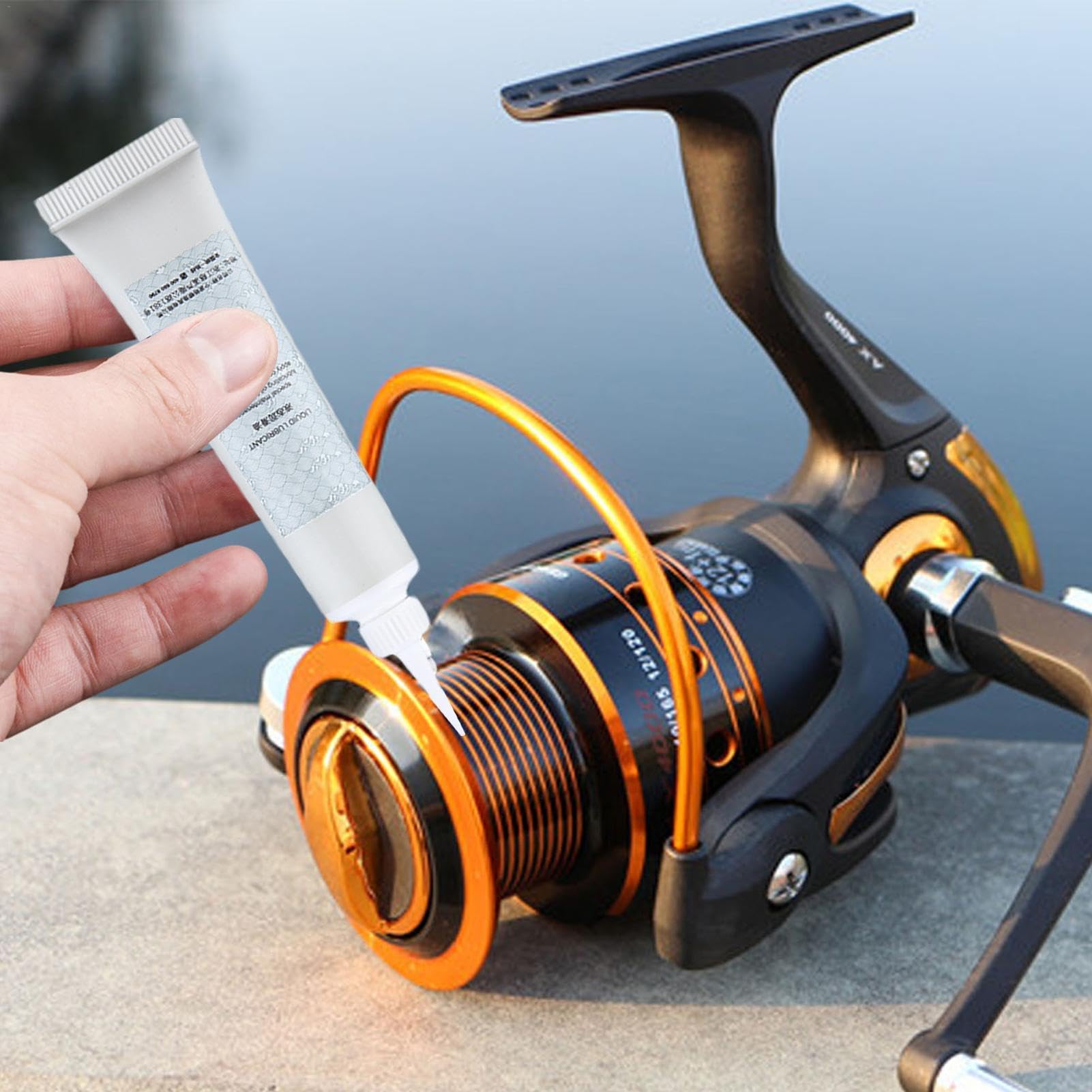 Grasa Para Carretes De Pesca - Grasa Y Aceite Para Carretes | Lubricador Limpiador De Carretes De Pesca, Aceite De Mantenimiento Lubricante De Carretes De 20 Ml, Grasa De Mantequilla Para Carretes De
