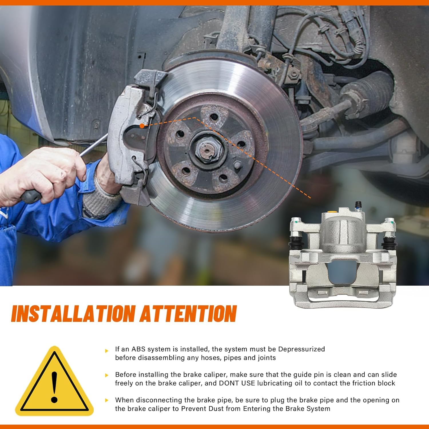 18B5047 Rear Right Brake Caliper Assembly fit for Dodge Nitro 2007-2011, for Jeep Liberty 2008-2012/ Wrangler 2007-2017/ Wrangler JK 2018, Part Number 18-B5047 CC11P1239 3.6L 3.7L 3.8L 4.0L