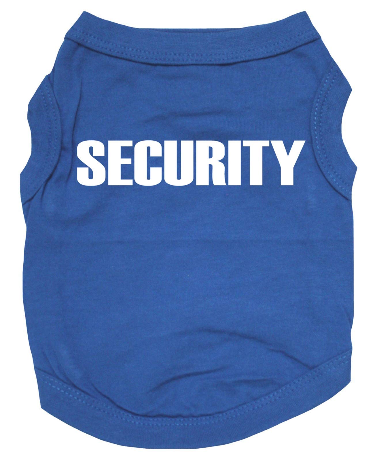 Chemise de sécurité pour chien bleu roi S : gilet de protection réglable