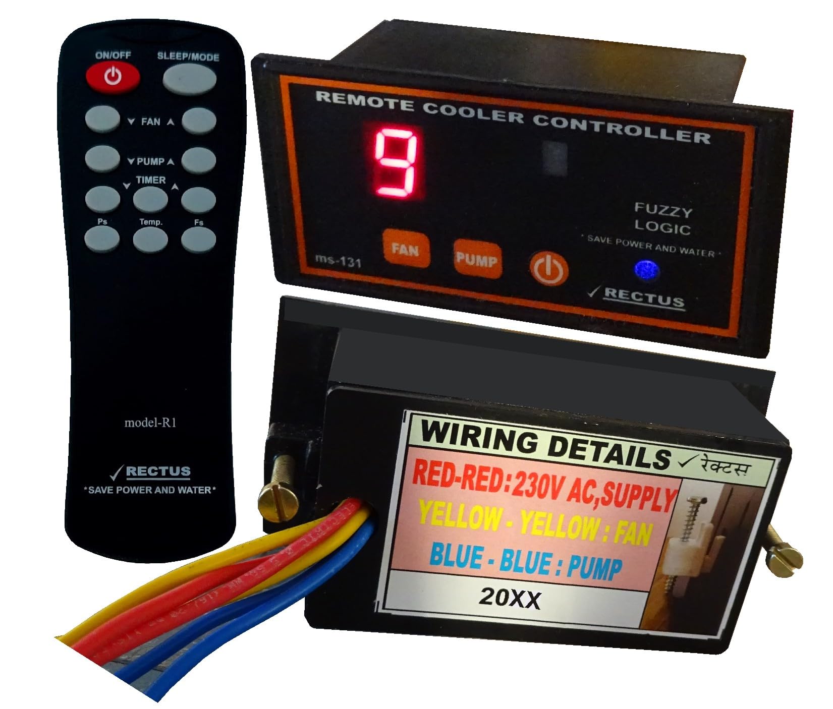 Desert Air Cooler Controller - Remote & Timer -1