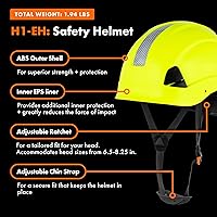 Vista 6 de Casco Protector Defender Safety H1 con Visera ANSI Z89.1