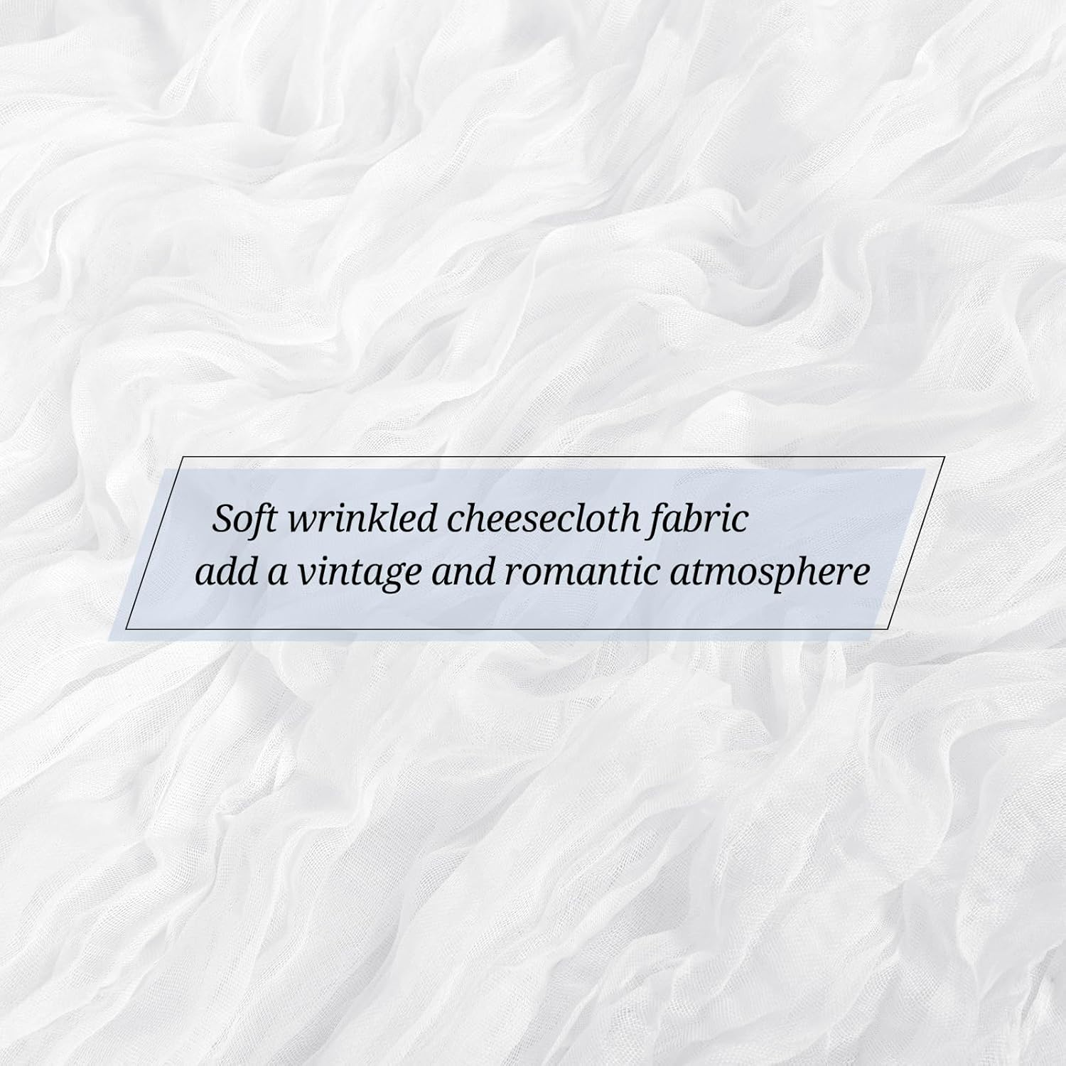 25 Pack White Cheesecloth Table Runner 17 x 108 Inch Fall Thanksgiving Boho Rustic Farmhouse Gauze Cheese Cloth Runner for Wedding Party Baby Shower Home Decor Holiday Decorations