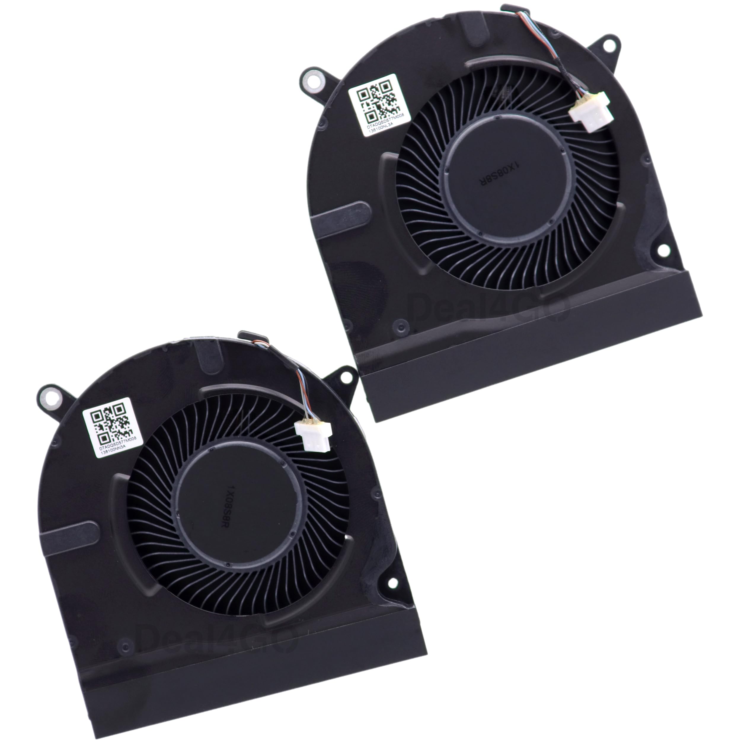 Deal4GO Lot de 2 ventilateurs de refroidissement graphiques pour processeur et GPU M16351-001 de remplacement pour HP 15-EG 15-EG2373CL 15-EG3055CL avec GPU GeForce MX