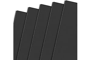 MBC Mat Board Center - 16x20 Black Foam Boards, Pack of 10