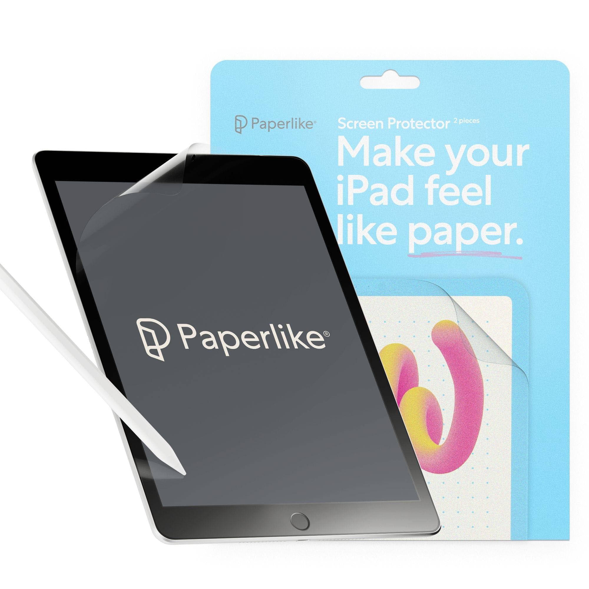 PaperlikeScreen Protector (Previous Model) 2x for iPad 10.2" 9th Generation (2019/20/21) for an authentic paper-feel