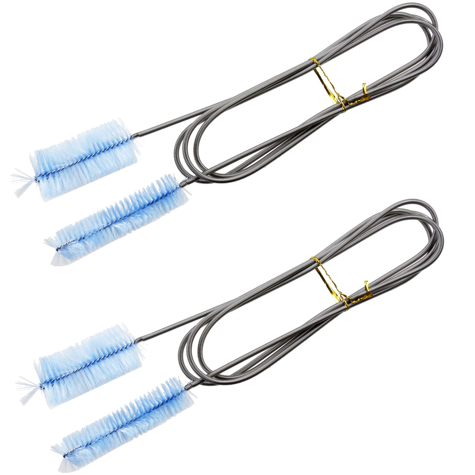 AQUANEAT Aquarium-Reinigungswerkzeuge, Rohrreiniger, Filterbürste, Abflussbürste für Zuhause, Küche, doppelseitig, 2 Stück