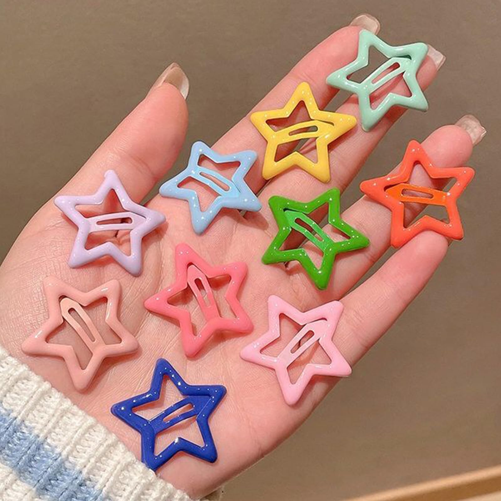 Y2K Star Hair Clips - 100 Pack Multicolor -5 Y2K Star Hair Clips - 100 Pack Multicolor -5