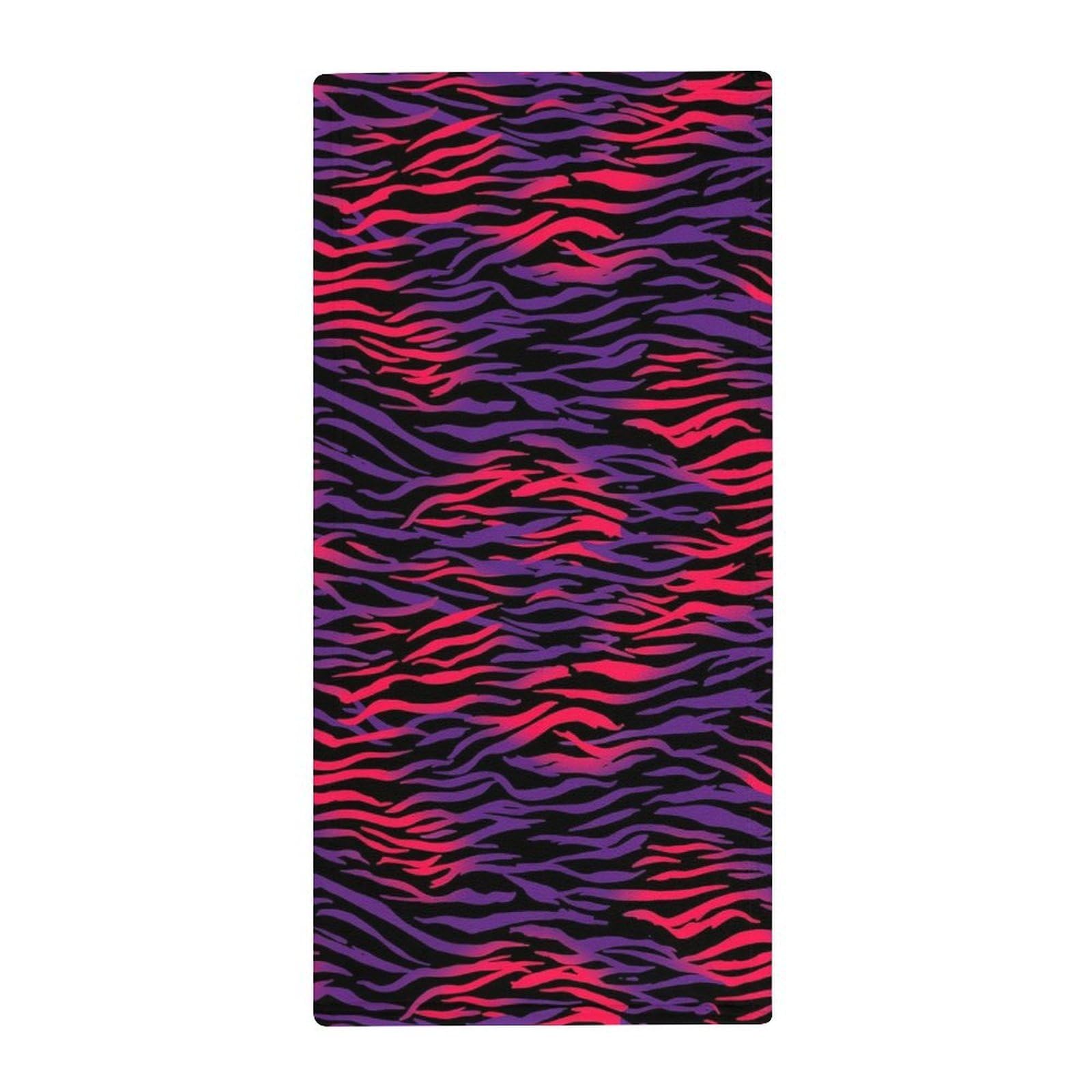 Anceky Decorative Hotel Bath Towels, Tiger Print Clipart Wall Soft Absorbent Hand Towels for Guest Rooms & Kitchen Use