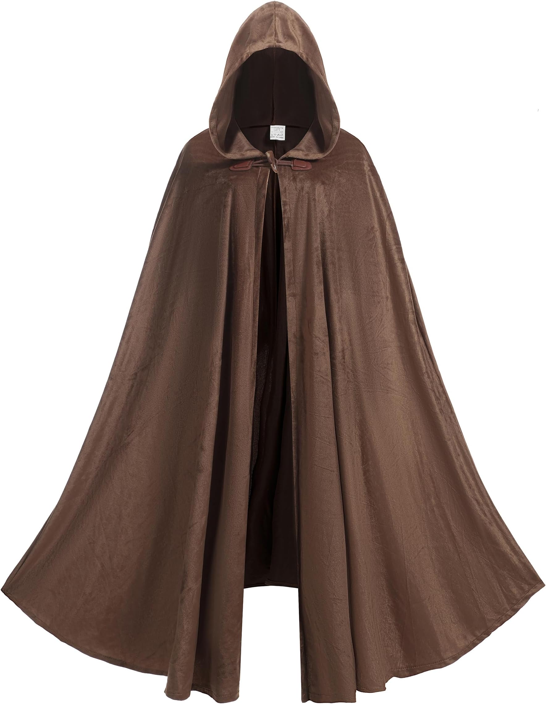 Renaissance Cloak Men Women,Medieval Renaissance Costume Cloak,Velvet Cape with Hood