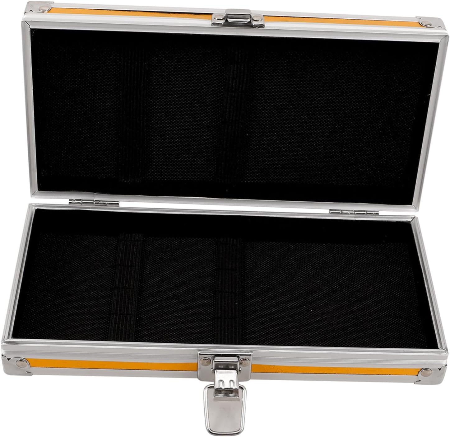 Metallic Yellow Aluminum Alloy Tool Box Portable Multi-purpose Storage Case
