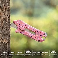 Vista 2 de OKNIFE Otacle EDC - Cuchillo utilitario retráctil, cuchillo para abrir cajas, herramienta multifuncional con cortador de cinturón, abridor