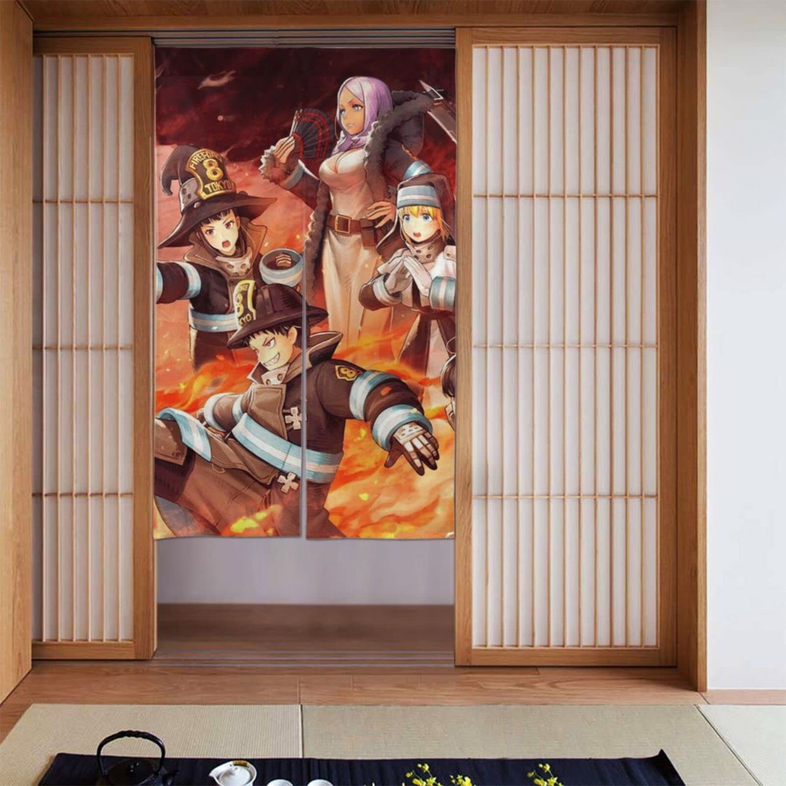 のれん ロング 暖簾 80x140間仕切り 目隠し　暖簾 和風 のれん 暖簾 おしゃれ カーテン 150cm 間仕切り 目隠し 和風 和柄 舞妓