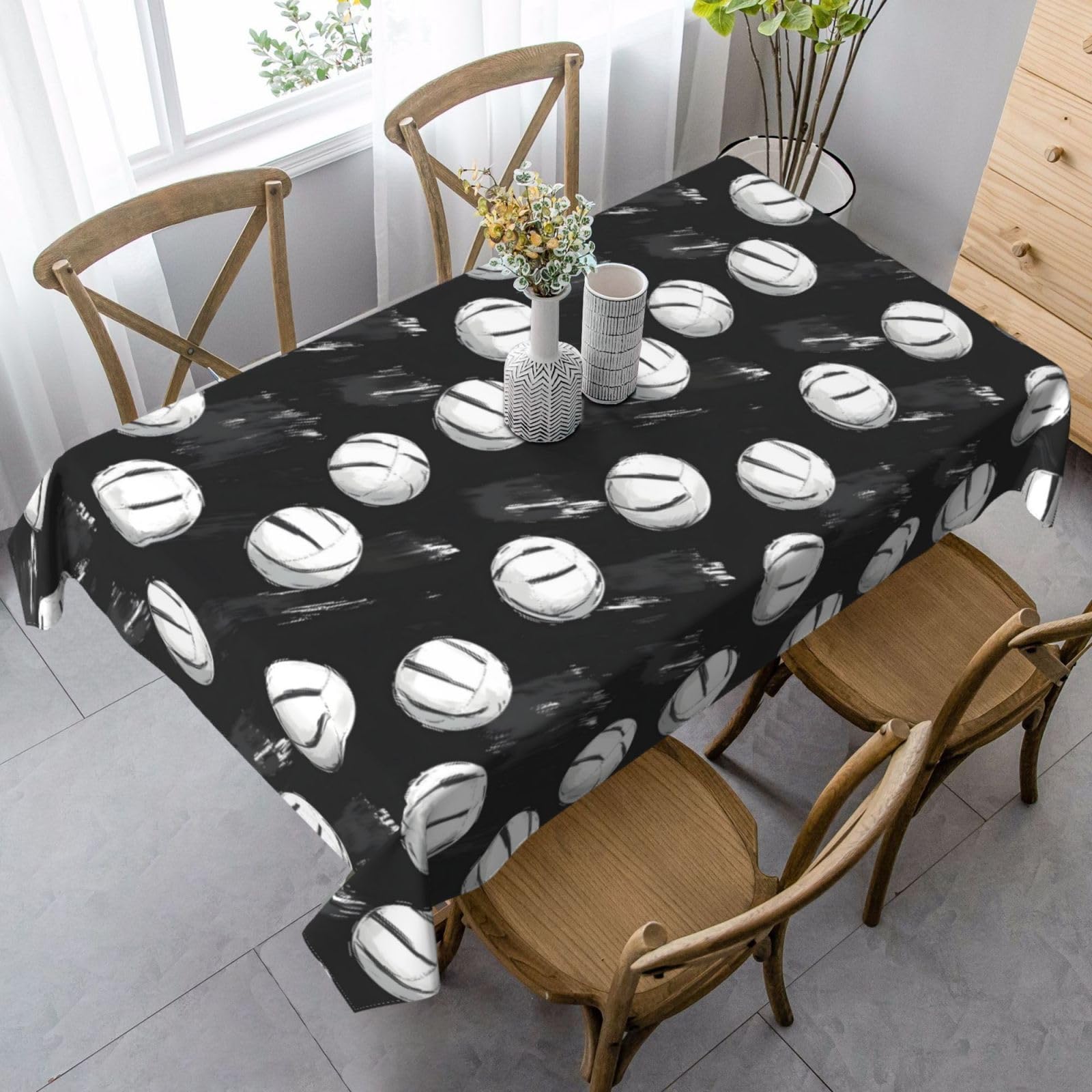 Housse de table baseball imperméable et résistante aux salissures