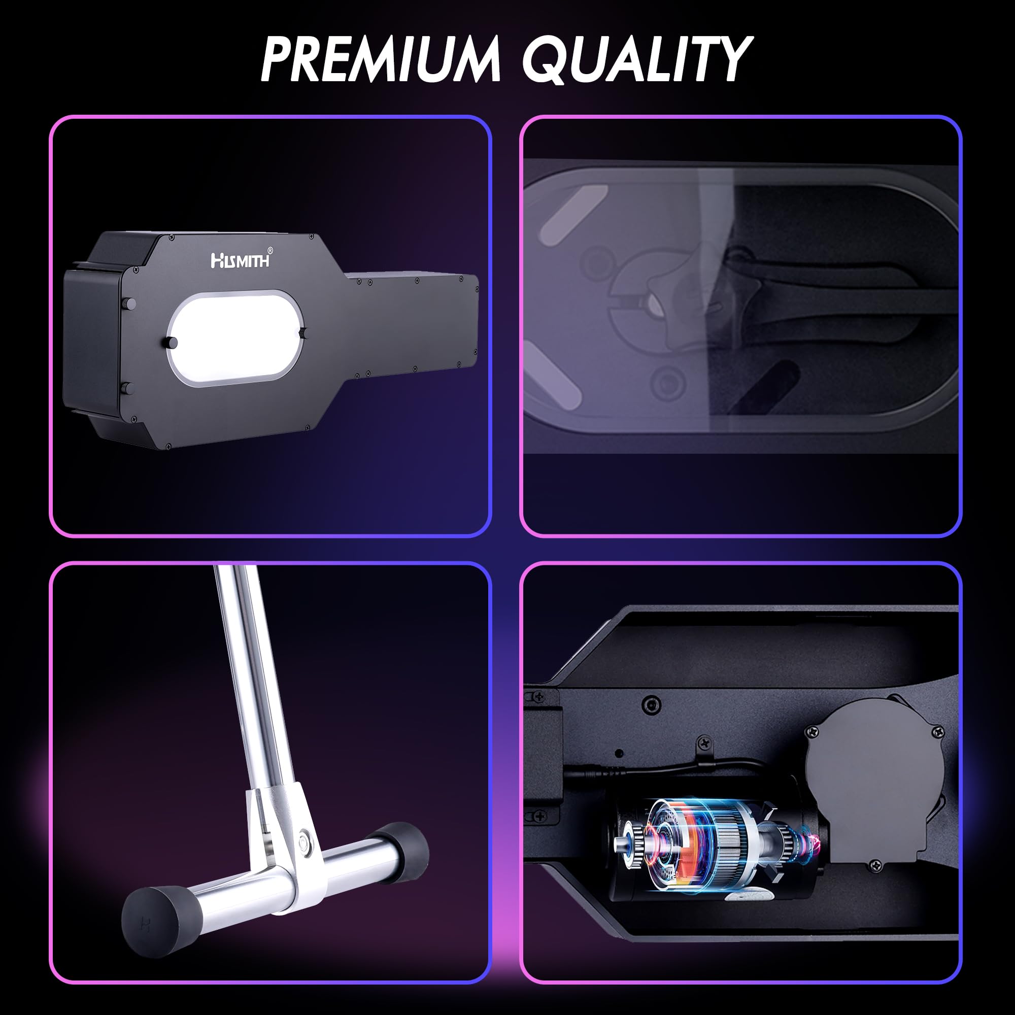 Hismith Premium 3.0 Pro, Sex Machine with KlicLok System, Wire and Intelligent APP Controlled Love Machine with Dildo,Purple