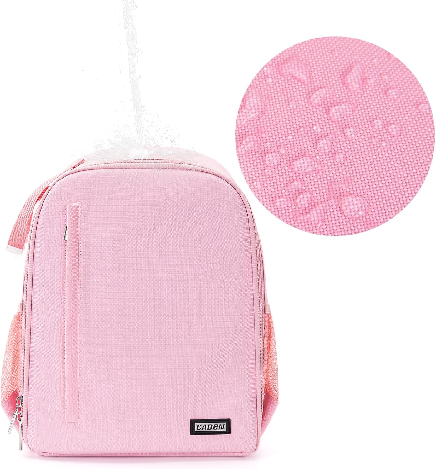 CADeN Camera Backpack Bag Professional for DSLR/SLR Mirrorless Camera Waterproof, Camera Case Compatible for Sony Canon Nikon Camera and Lens Tripod Accessories (Small, Pink) - Image 8
