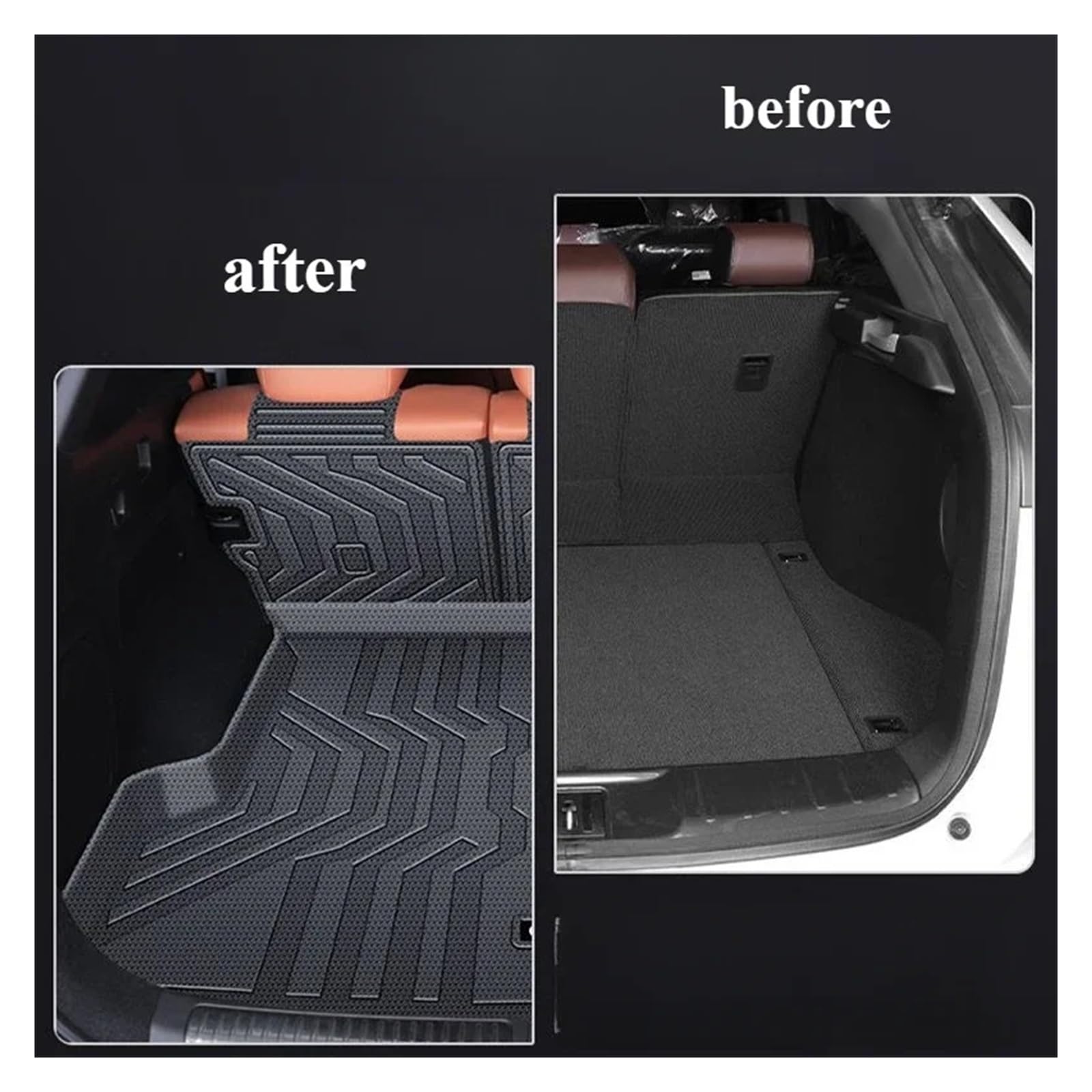 Für BYD Für Sealion 7 07 EV 2024 2025 Schutzpolster Die Rücksitzlehne Kofferraummatte Trittschutz Auto-Innenausstattung Kofferraummatte(Backrest Upper)