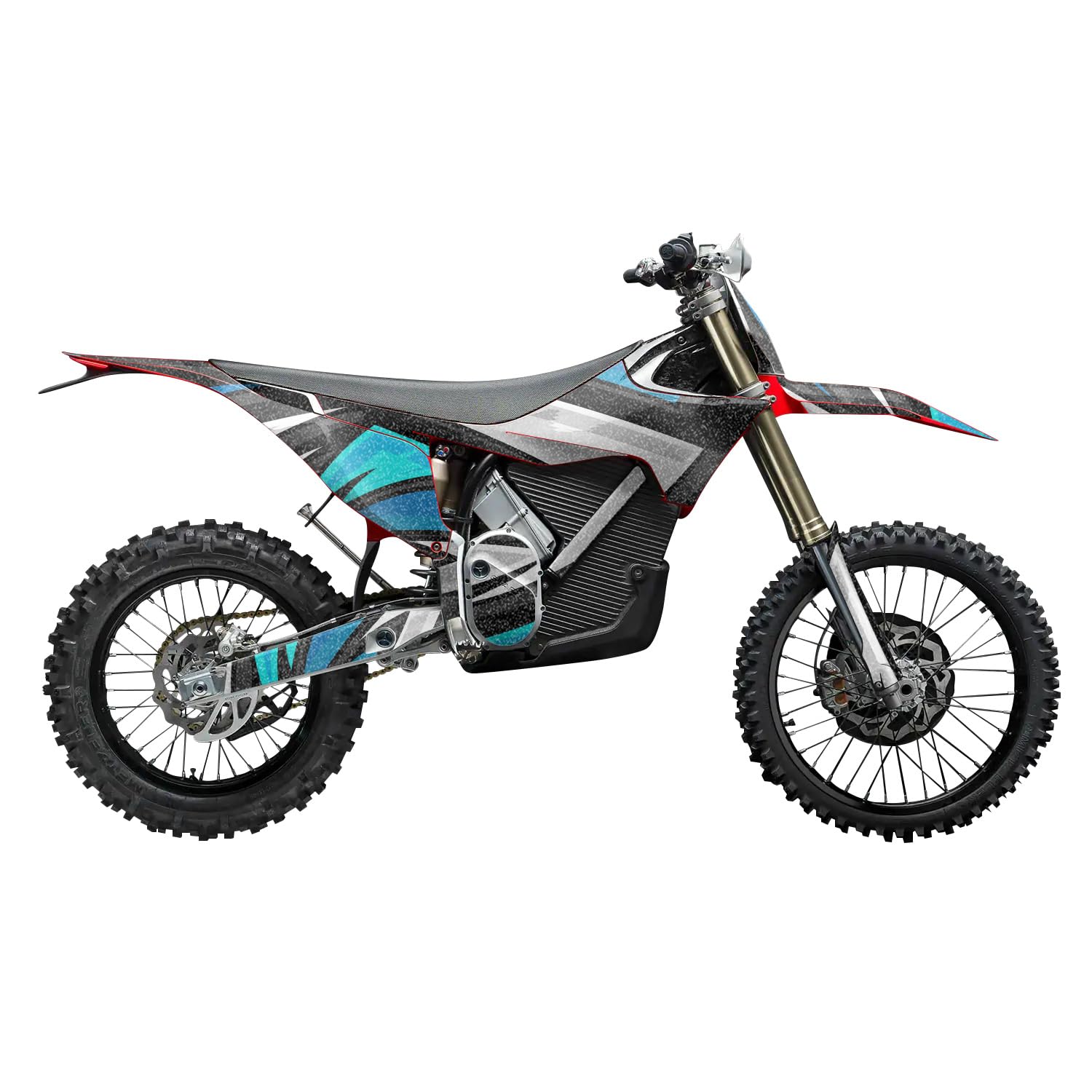 Glossy Glitter Stark Varg MX 2023-2025 Graphics Kit Wrap - Tribal Cyclone - Varg MX Skin - Premium 3M Vinyl Protective Wrap Decal Cover - Easy to Apply | Crafted in The USA by MightySkins