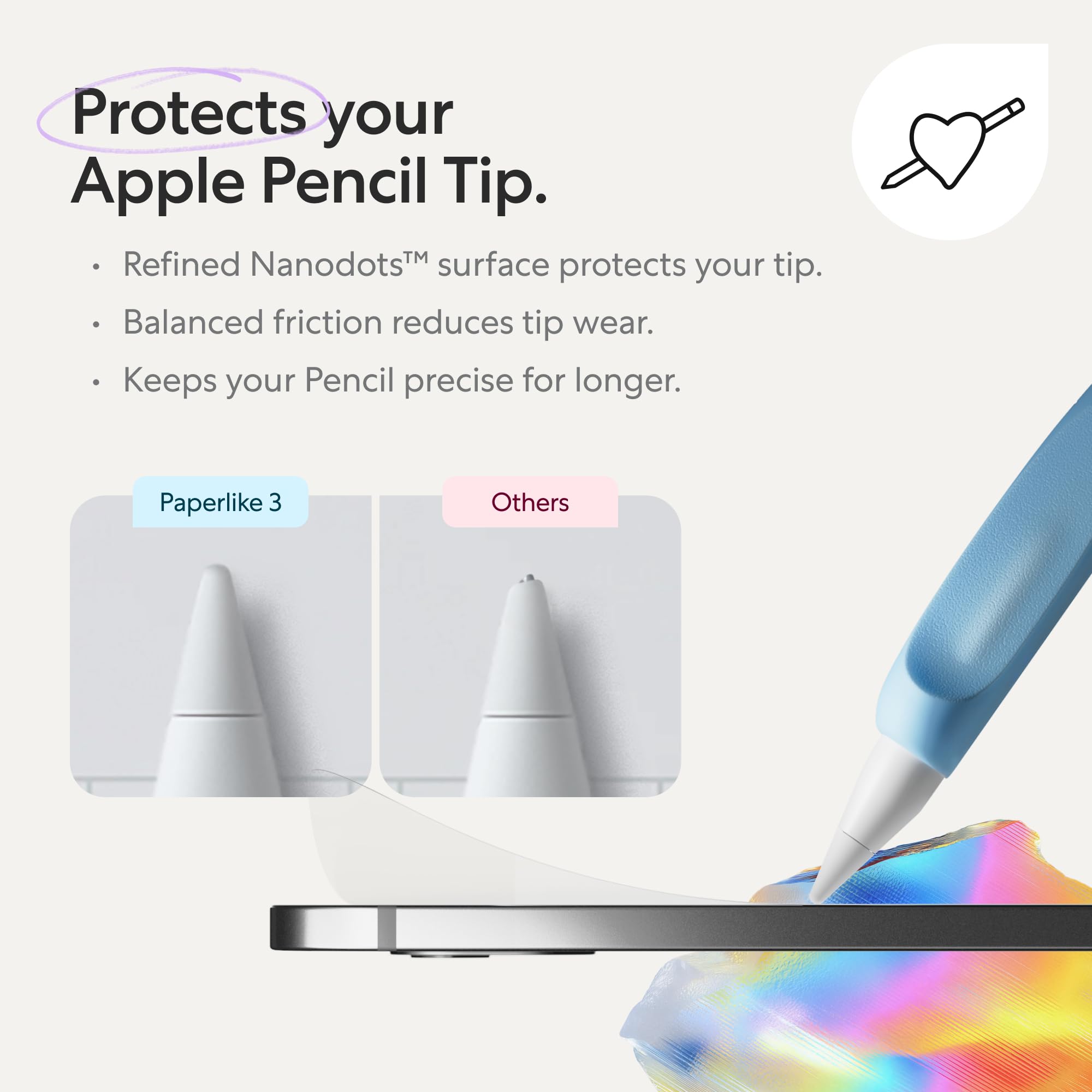 Paperlike® 3 Screen Protector do iPad mini (A17 Pro & 6. generacji) | Oryginalne odczucie papieru, stworzone do instalacji bez stresu i bąbelków (Butterfly), chroni końcówkę Pencil