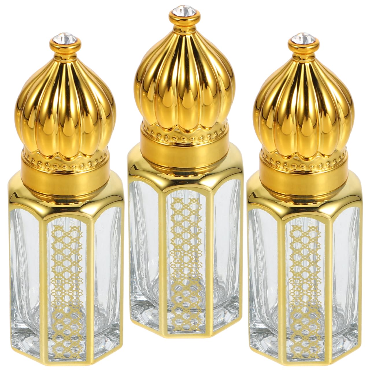 LALAFINA Essential Oil Dropper Bottles 3 Pcs Empty Glass Dropper Bottles for Perfume Aromatherapy Skincare Refillable Travel Containers Leak-Resistant 2.36 X 0.98 X 0.98 in-image-45
