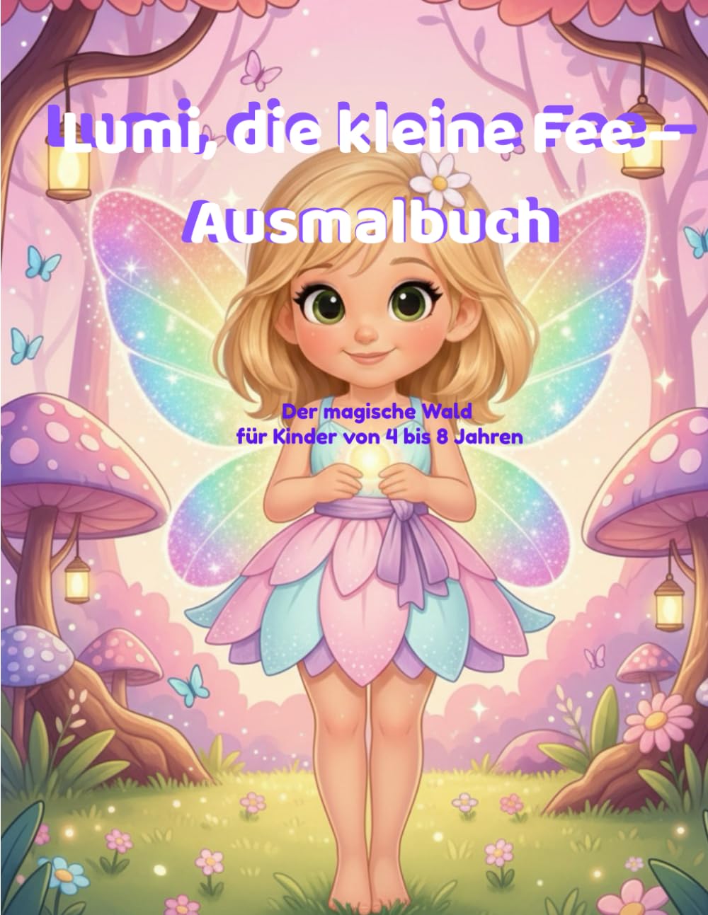 Lumi, die kleine Fee – Ausmalbuch: Der magische Wald: Zauberhafte Feen-Malbilder für Kinder von 4 bis 8 Jahren