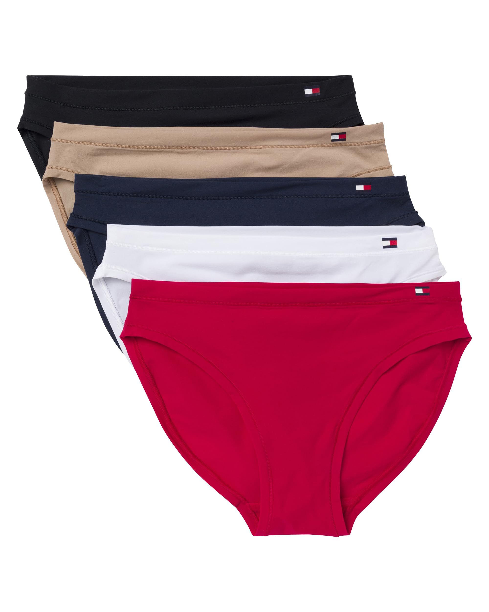 

                                                    Tommy Hilfiger Womens Bikini Underwear 5-Pack, Sky