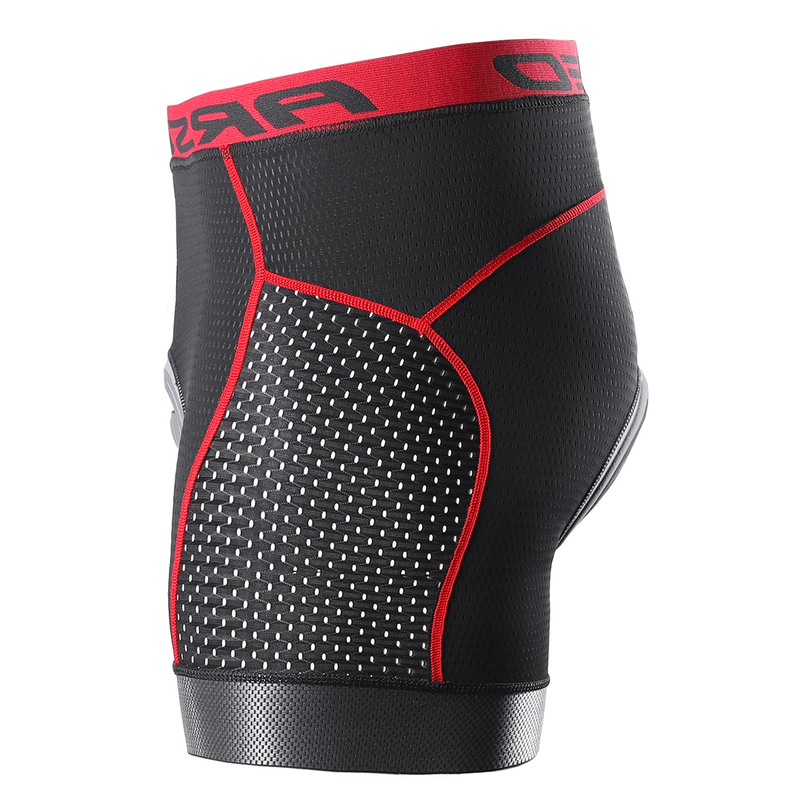 Lixada Radlerhose Herren mit Sitzpolster 5D Gepolsterte Fahrradhose kurz Atmungsaktive Elastizität Schnelltrocknende Stoßfeste Herren Fahrrad Hosen Radhose