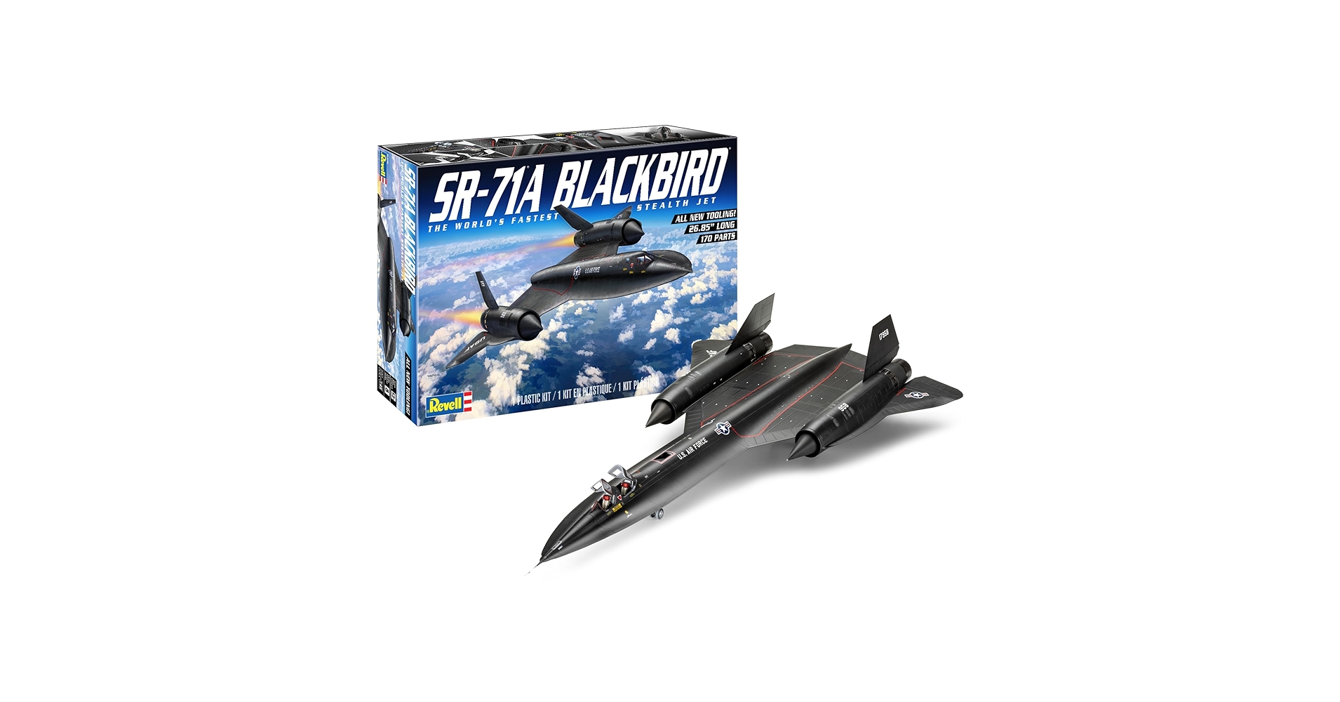 Amazon | レベル5モデルキット ロッキード SR-71A ブラック