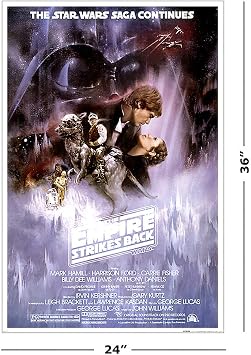 Star Wars: Episode IV, V & VI - 3 Piece Movie Poster Set (Reguar Styles) (Size 24 x 36 each) (Unframed Posters)