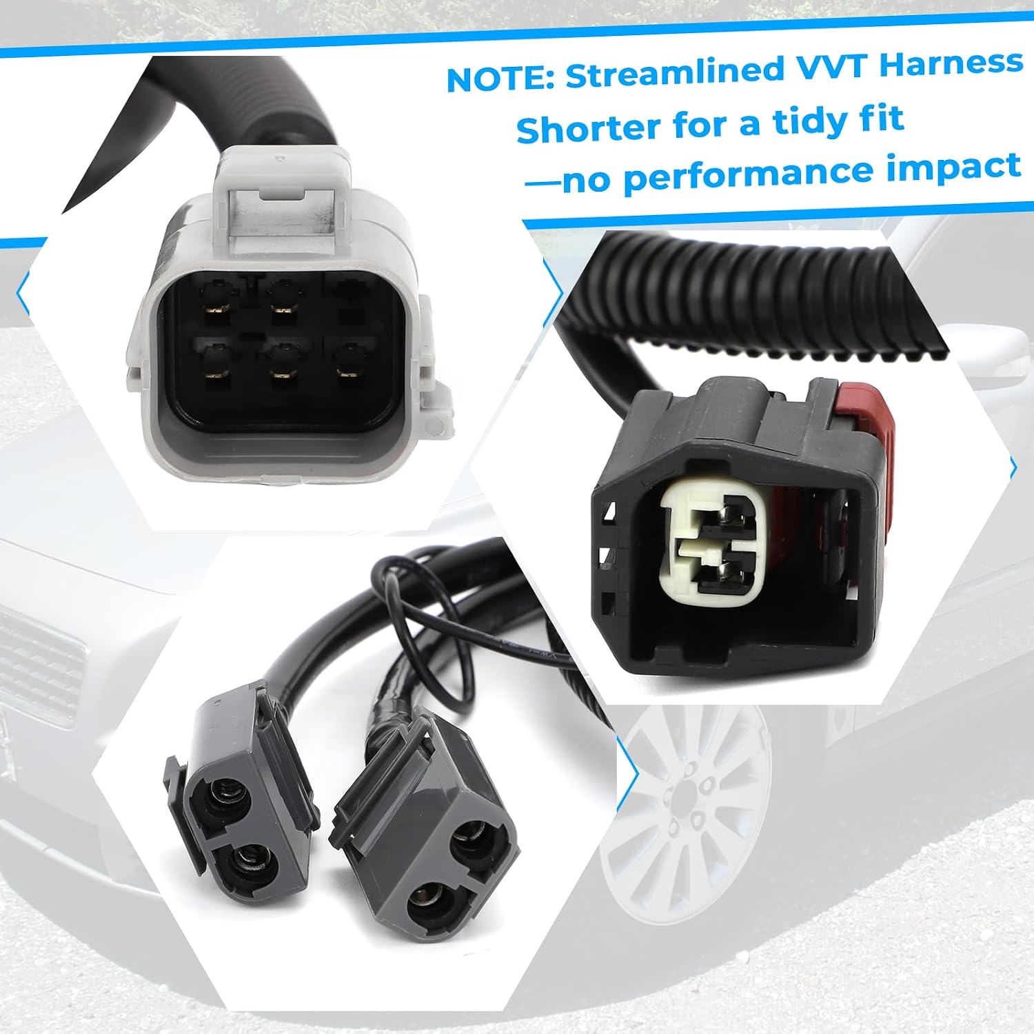 30864977 Ignition Coil Connector Harness for Volvo S40 and V40 (2002 2003 2004 2005 2006), Replace Wiring Harnesses to Ensure The Ignition System Runs Smoothly