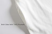 Vista 6 de Camisón de manga corta para niñas grandes con estampado de gatos y día perezoso