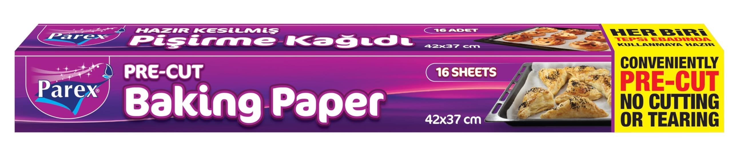 Parex Hazır Kesilmiş Pişirme Kağıdı 16'lı