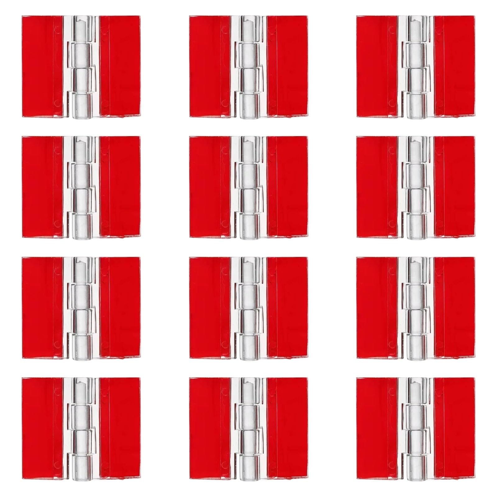 Strong Hinges Set of 12, Auto Stick Adhesive, Erosion for Models & Displays Strong Hinge