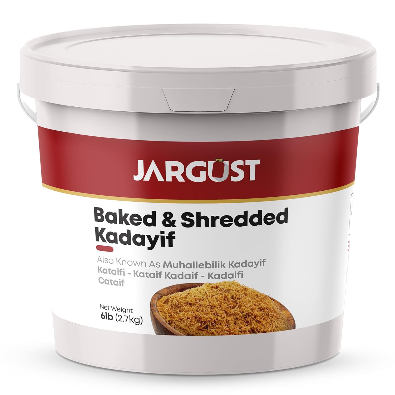 Bulk Baked & Shredded Kataifi 6lb, Toasted Katifi, Shredded Fillo Dough, Pastry Dough, Chopped Katayif, Ingredient for The Viral Dubai Pistachio Chocolate Bar, Shredded Phyllo, Kunafa, Knafeh
