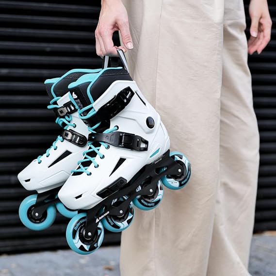 Rollerblade Lightning W Women's Urban Inline Skates White/Blue Water