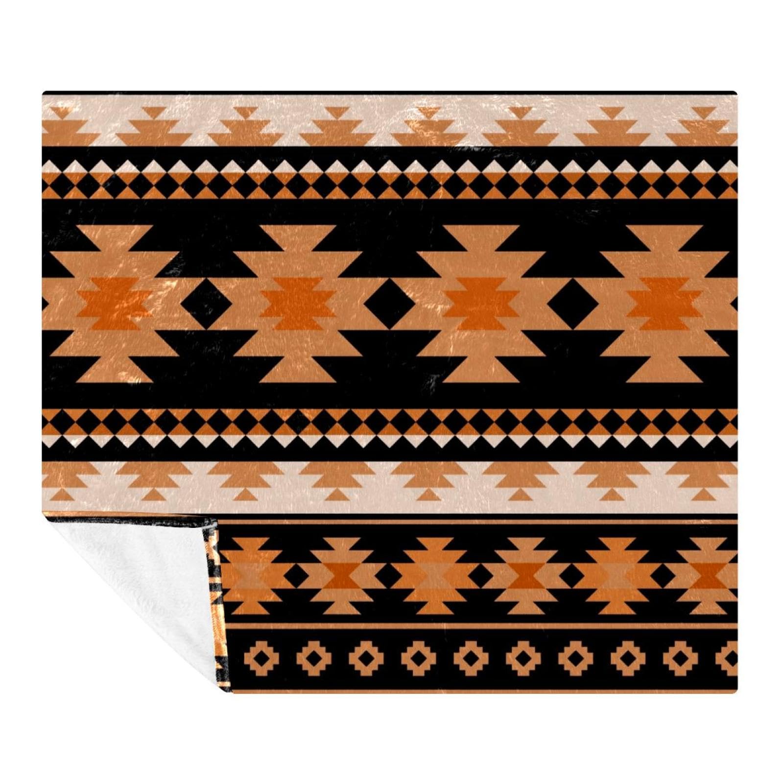 Couverture microfibre de qualité supérieure plaid aztèque doux lit et sofa