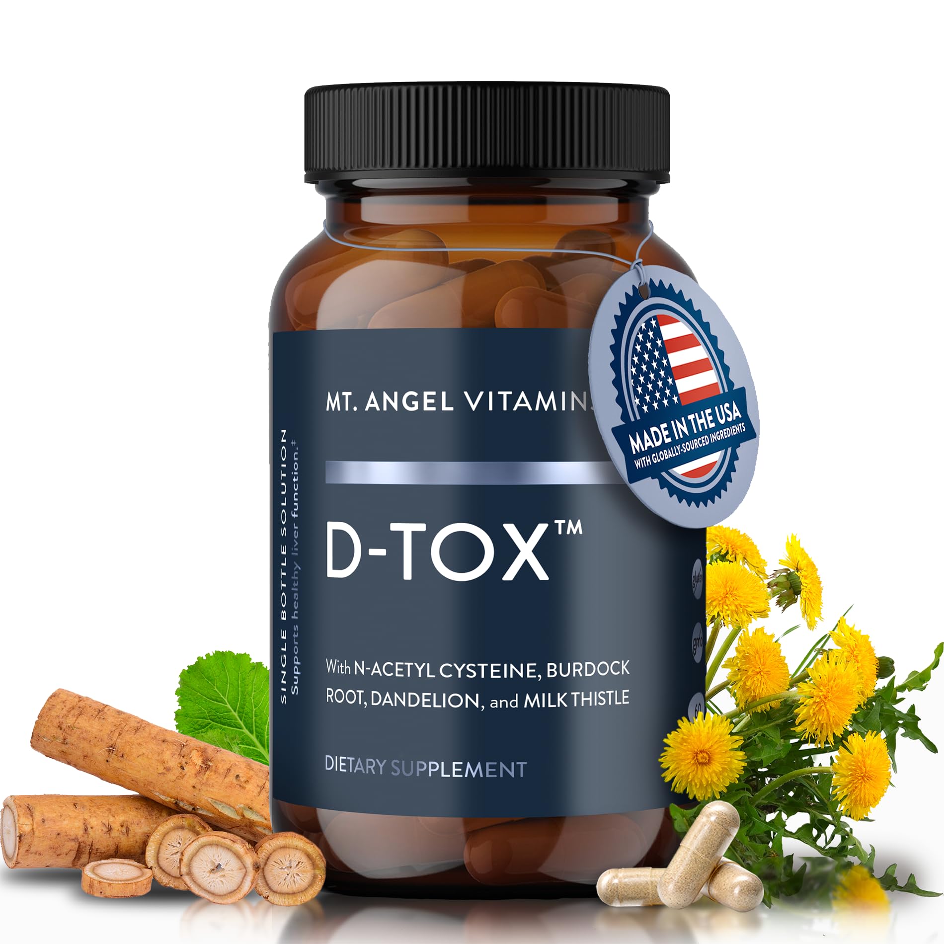 Amazon.com: Mt. Angel Vitamins D-Tox - Advanced Liver Cleanse