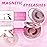 FADLASH Magnetic Eyelashes with Applicator Reusable Magnetic Lashes Natural Look 2 Pairs with Clamp No Glue Needed False Eyelashes Kit Easy to Wear (604+079)