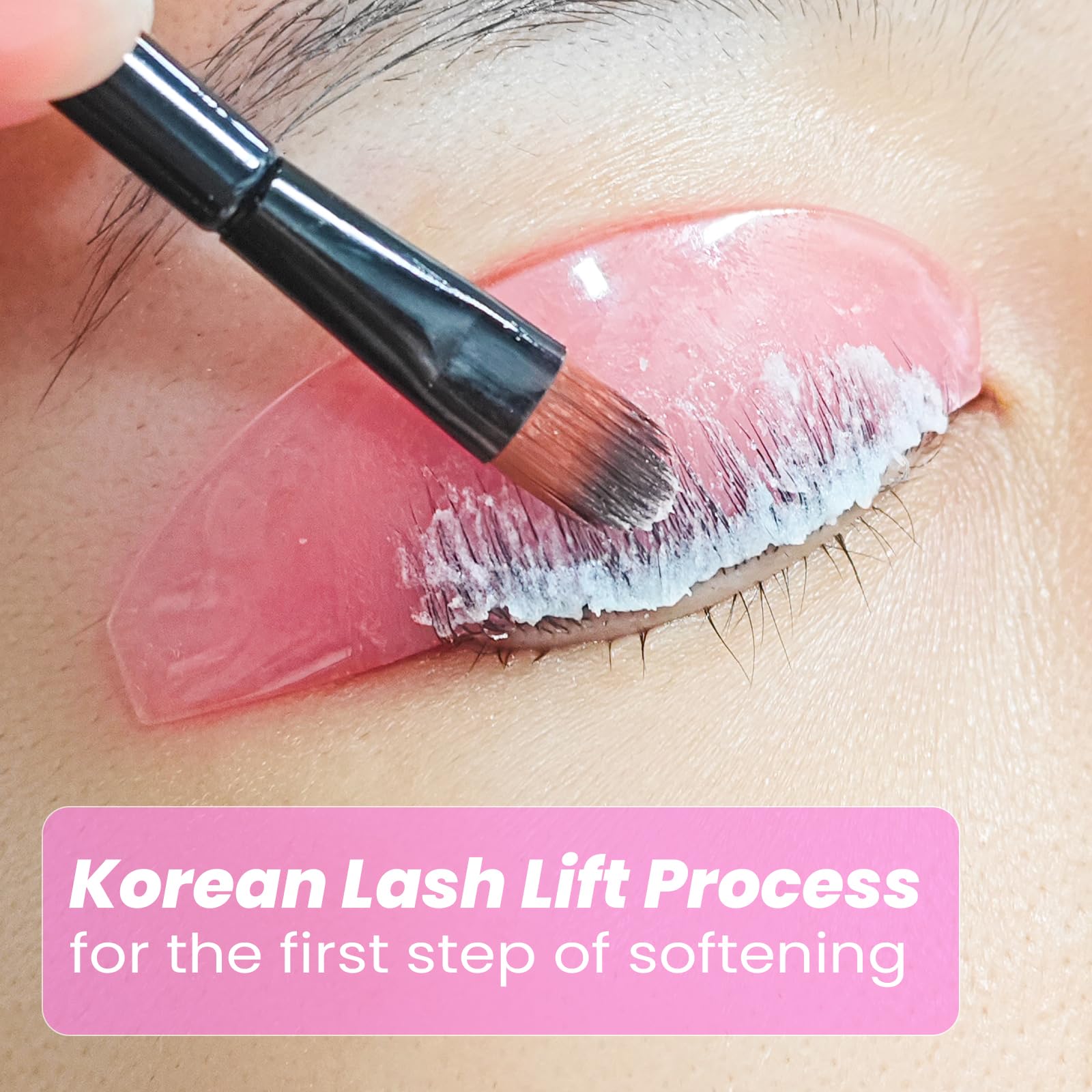 Lomansa Lash Lift Pads, Lash Lift Shields Flat, Sticky and Ultra Thin, Only for Lash Perming Step 1 - Image 4