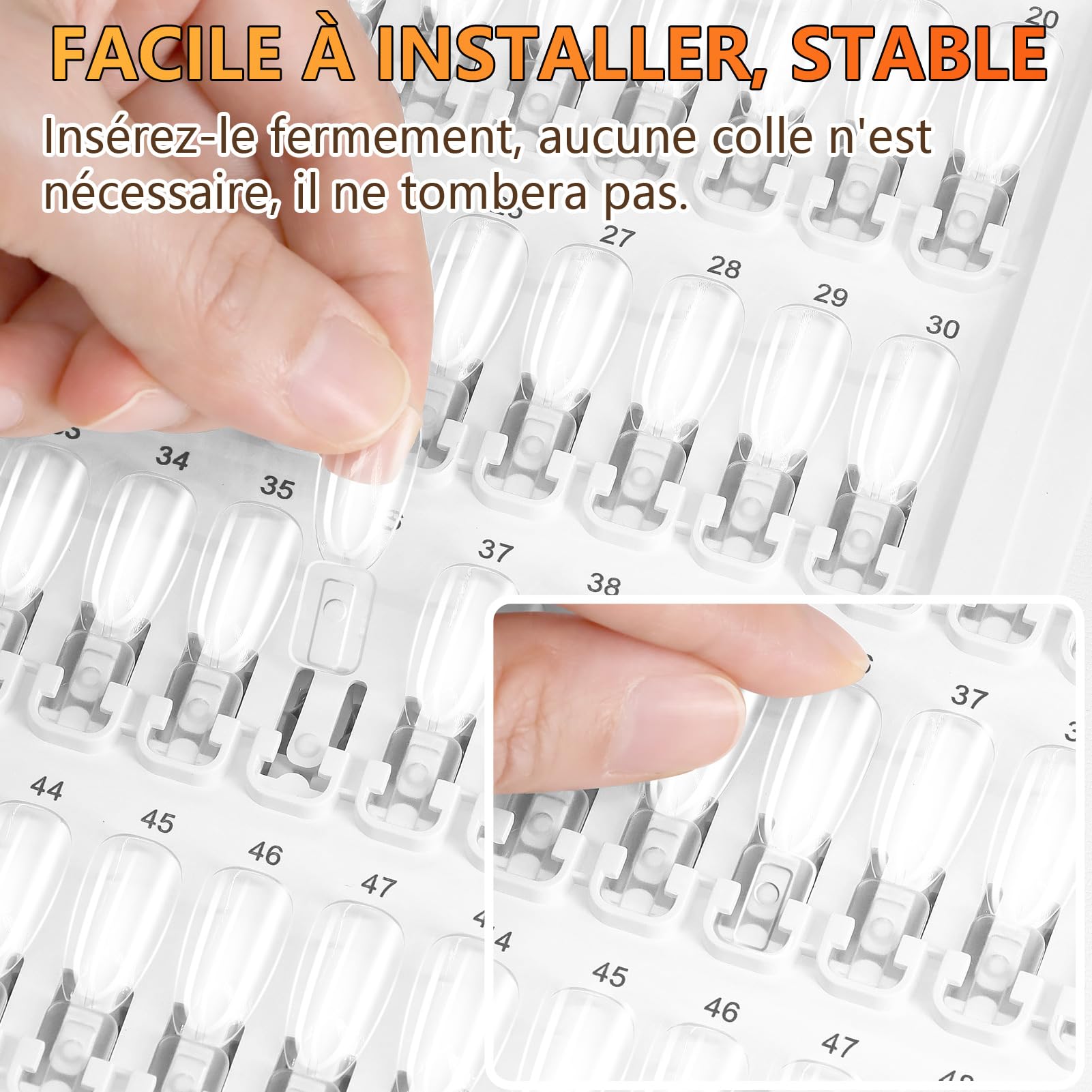 150 Couleurs Nuancier Ongles Modèles de Présentation, Présentoir Ongles Nuancier Nuancier Vernis Semi Permanent pour Style Nail Art et Affichage Des Couleurs, C11