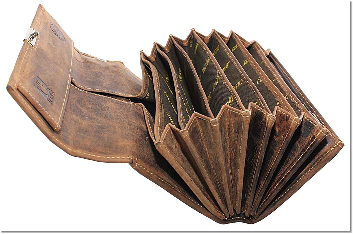 Greenburry Vintage Geldbörse Leder 17 cm