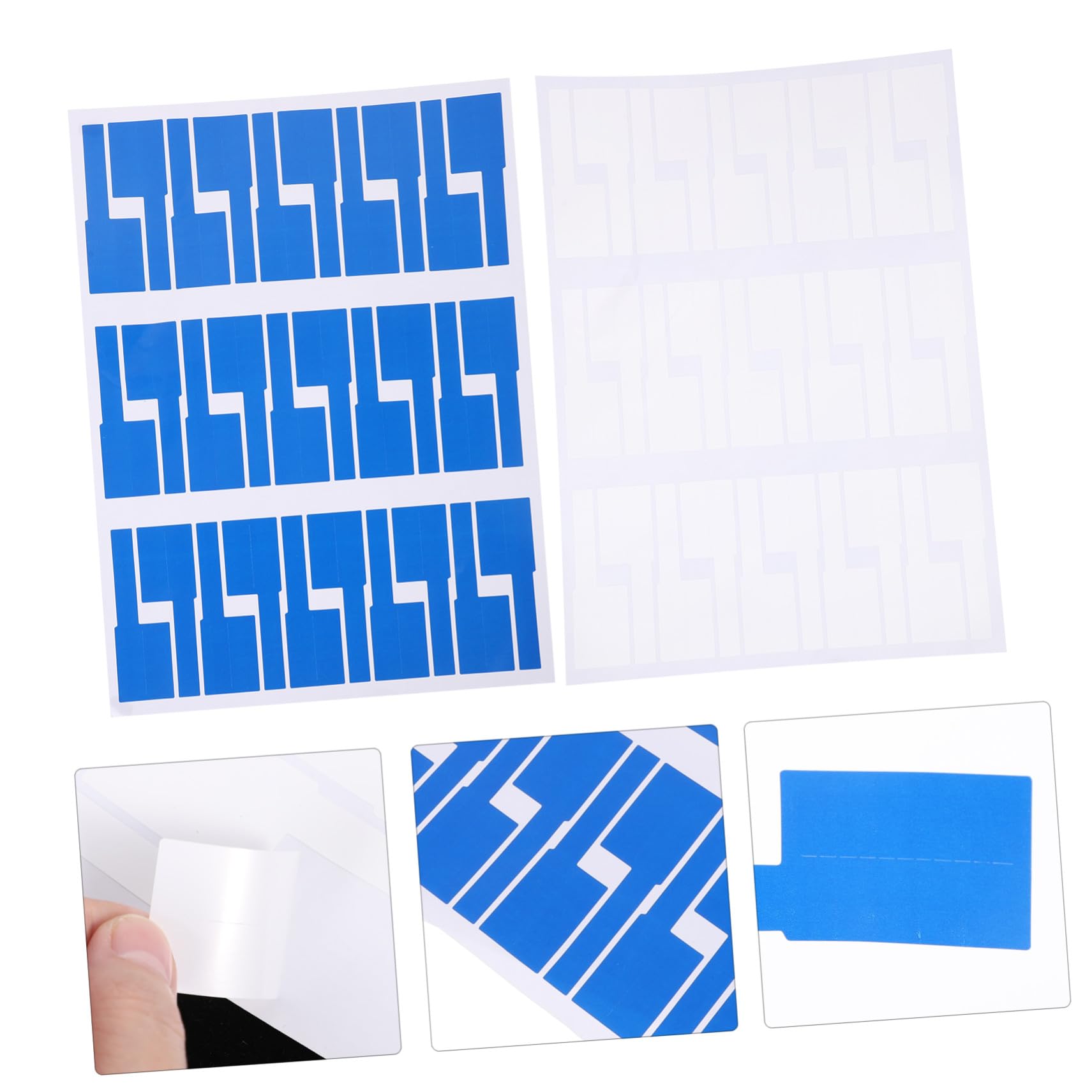 50 Feuilles Étiquettes Câble Adhésives Étanches Résistantes à Haute Température pour Identification Fil Électrique et Ethernet Autocollantes et Inscriptibles pour Bureau et Maison
