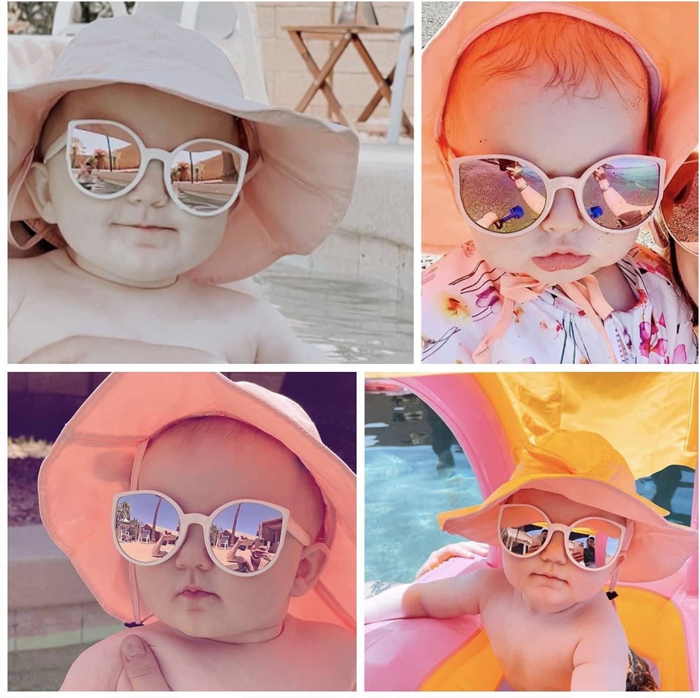 Toddler Sunglasses Age 2-4 HJSTES Polarized Baby Sunglasses